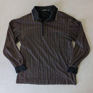 Balenciaga Vintage Long Sleeve Polo Dress Shirt